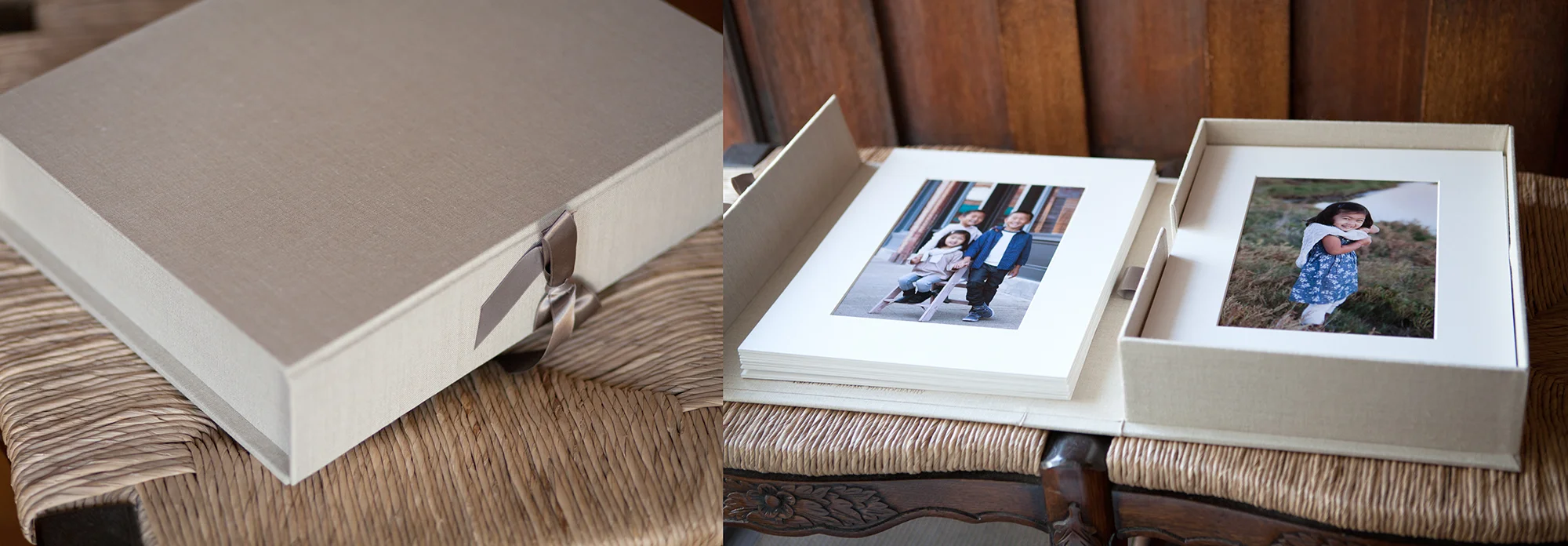 portrait display folio box