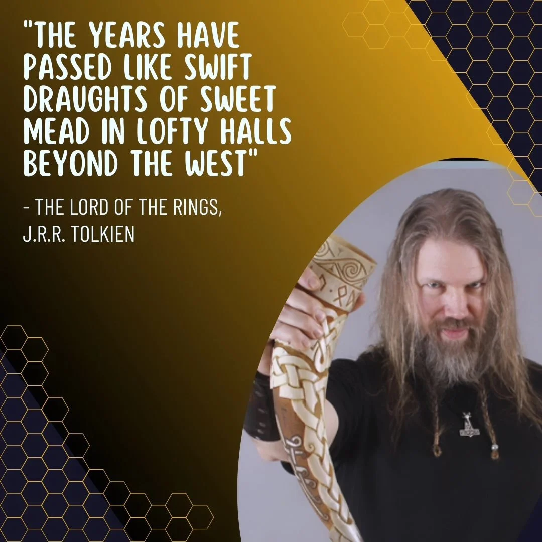 On Friday night there will be mead. Canyon's son has been brewing up a special celebratory batch of mead for the rally this year. 

Get yourself there and bring your own drinking horn.

#meadmaking #inlandinvasion #scooterrally #twopercentscooters #s