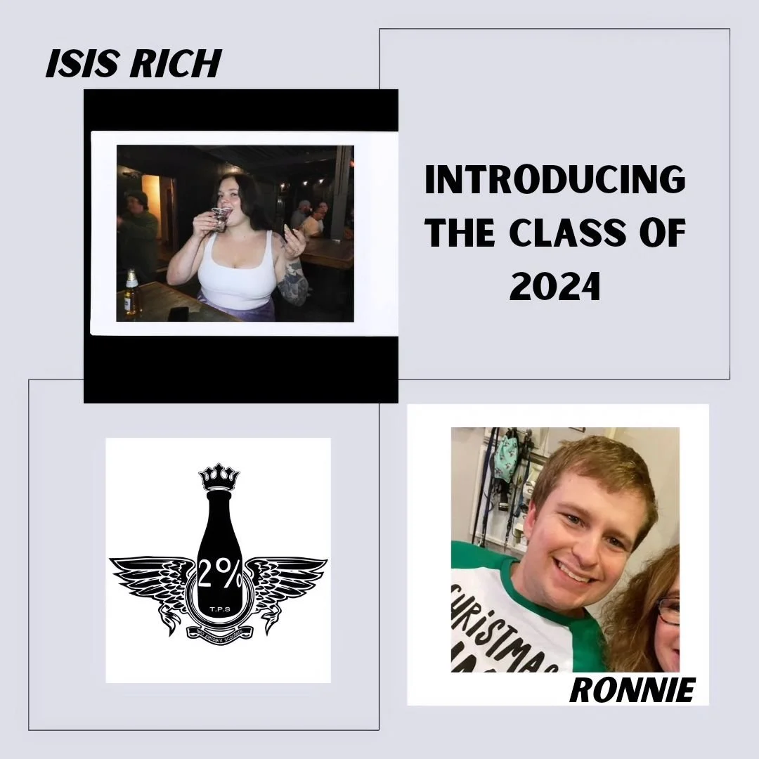 Introducing our prospects for 2024. You might see us bossing these people around a bit on Friday night of the rally before they get their jackets. We recommend not asking Isis to fetch things for you (she is a FORCE to be reckoned with) but feel free