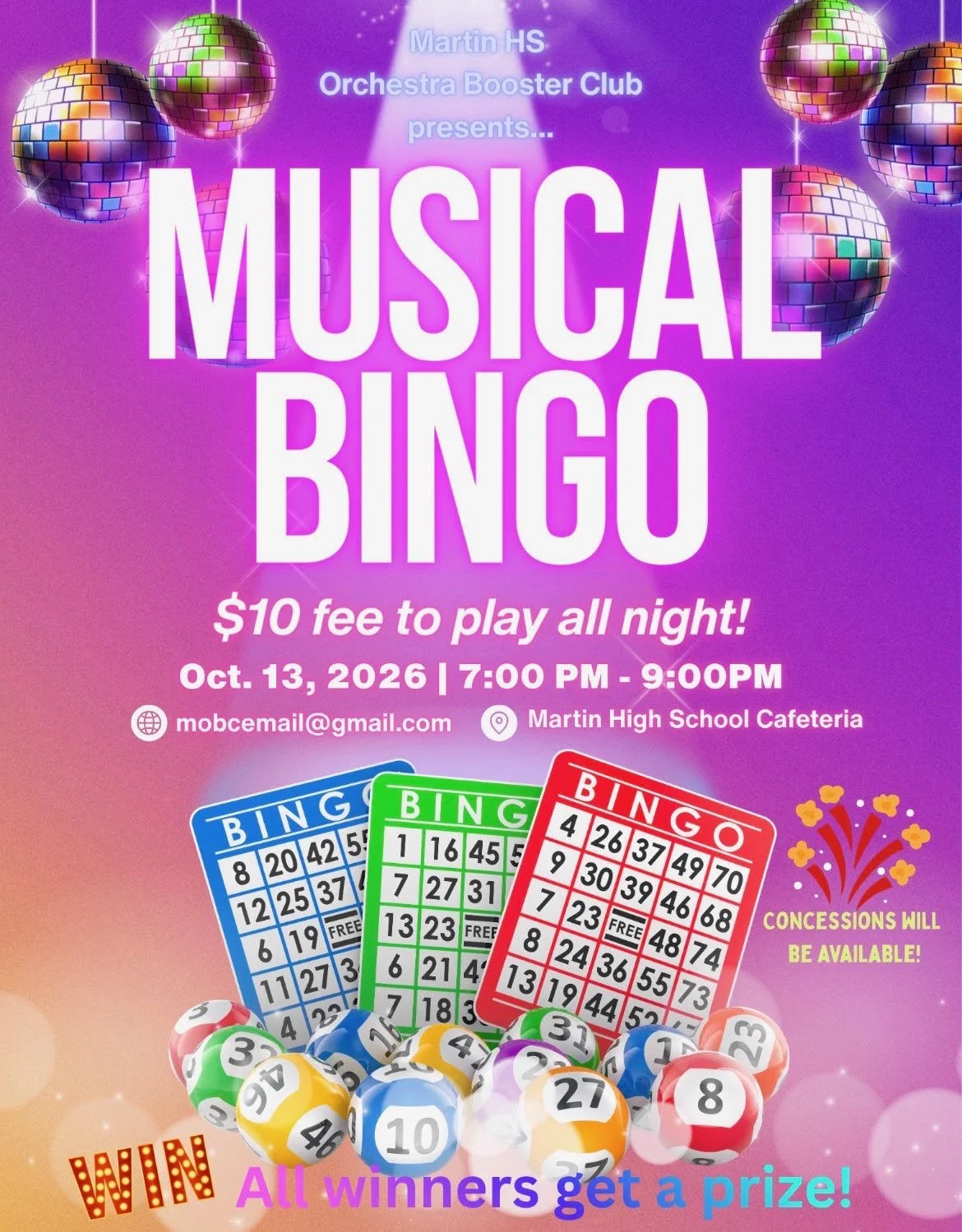 Music Bingo Tickets