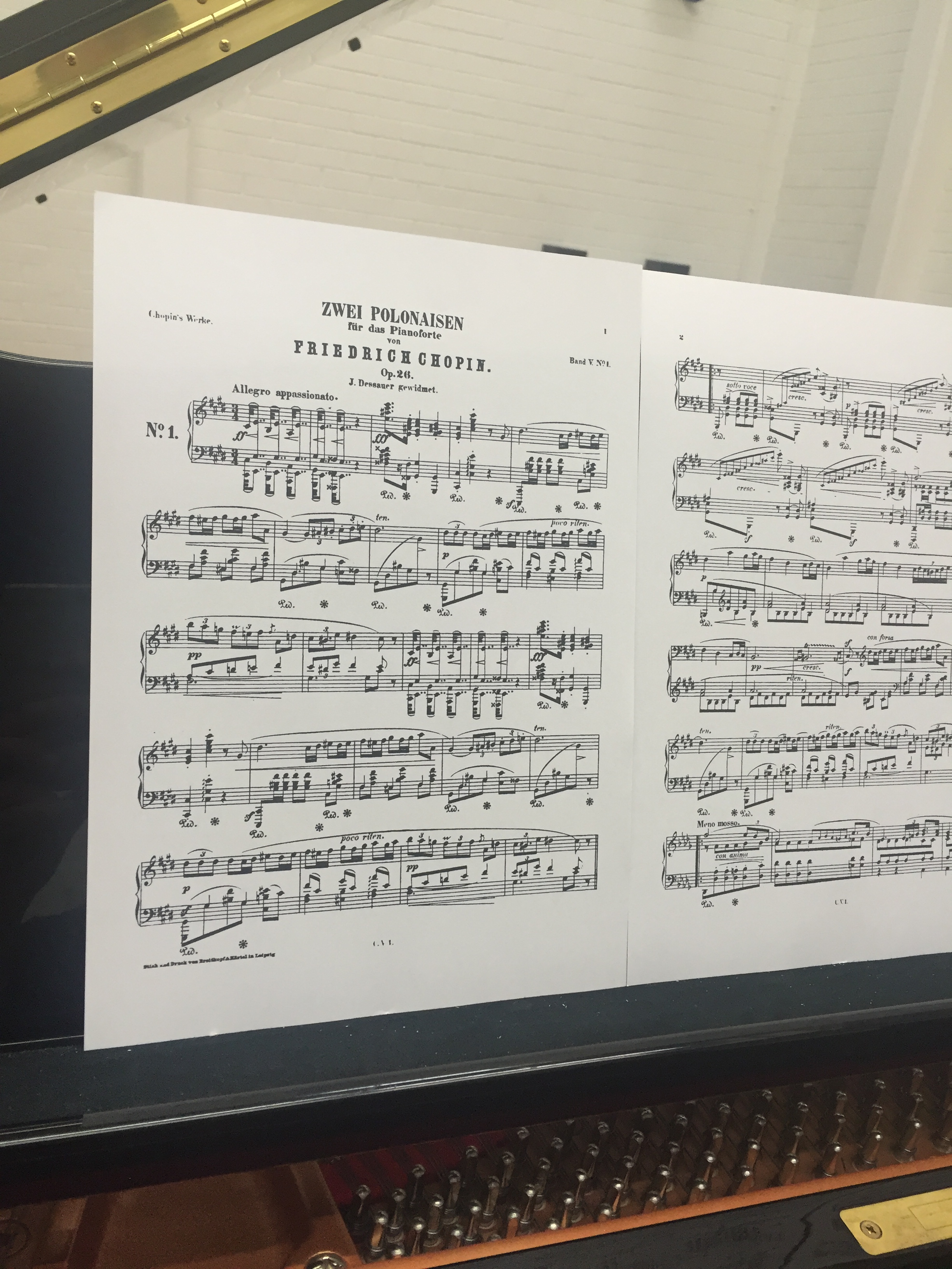 Chopin, Polonaise Op. 26 No. 1 in C# Minor. Victorian College of The Arts, Melbourne. Photo: Jasen Scott © 2016.