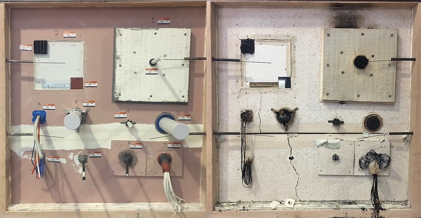 Seeing is believing – So that’s what happens in a fire test!