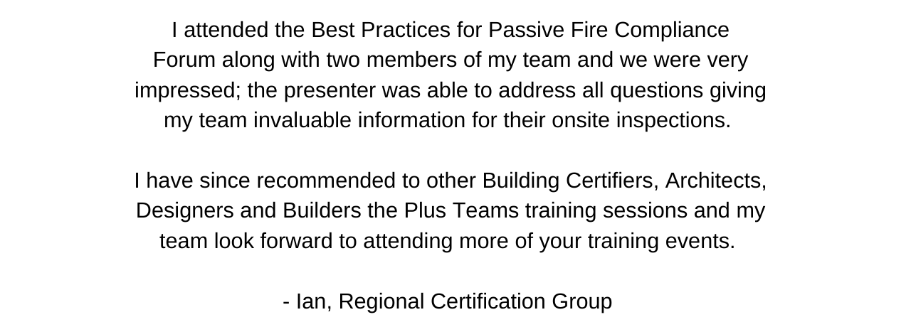 Engaging PLUS Passive Fire to perform a third party review of the fire systems proposed by trade contractors gave TDD peace of mind that the building would achieve total compliance and withstand any future (36).png
