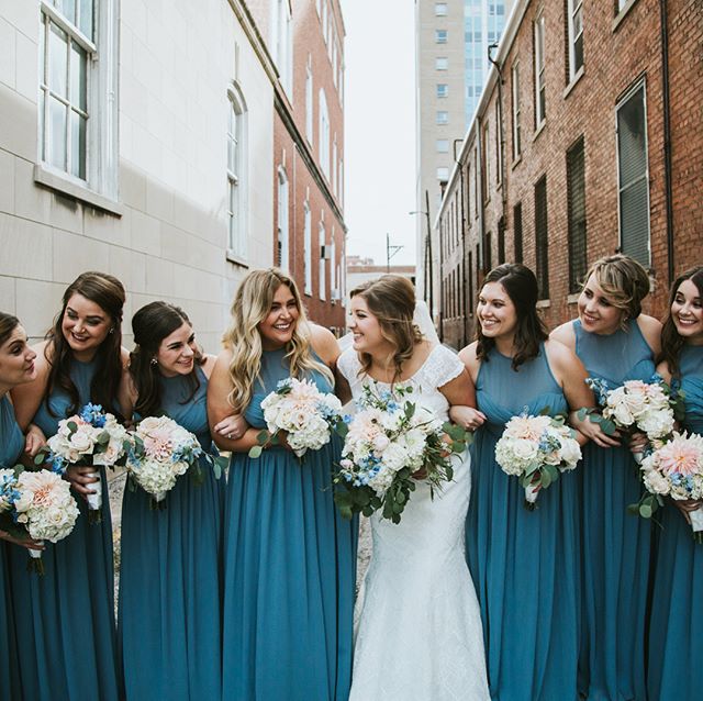 Have to share a few from this October wedding! I had so much fun hanging out with these two and their friends. I have had the honor of capturing Mallory and THREE of these bridesmaids on their wedding day! Such a cool group of girls. 
#louisvillelove