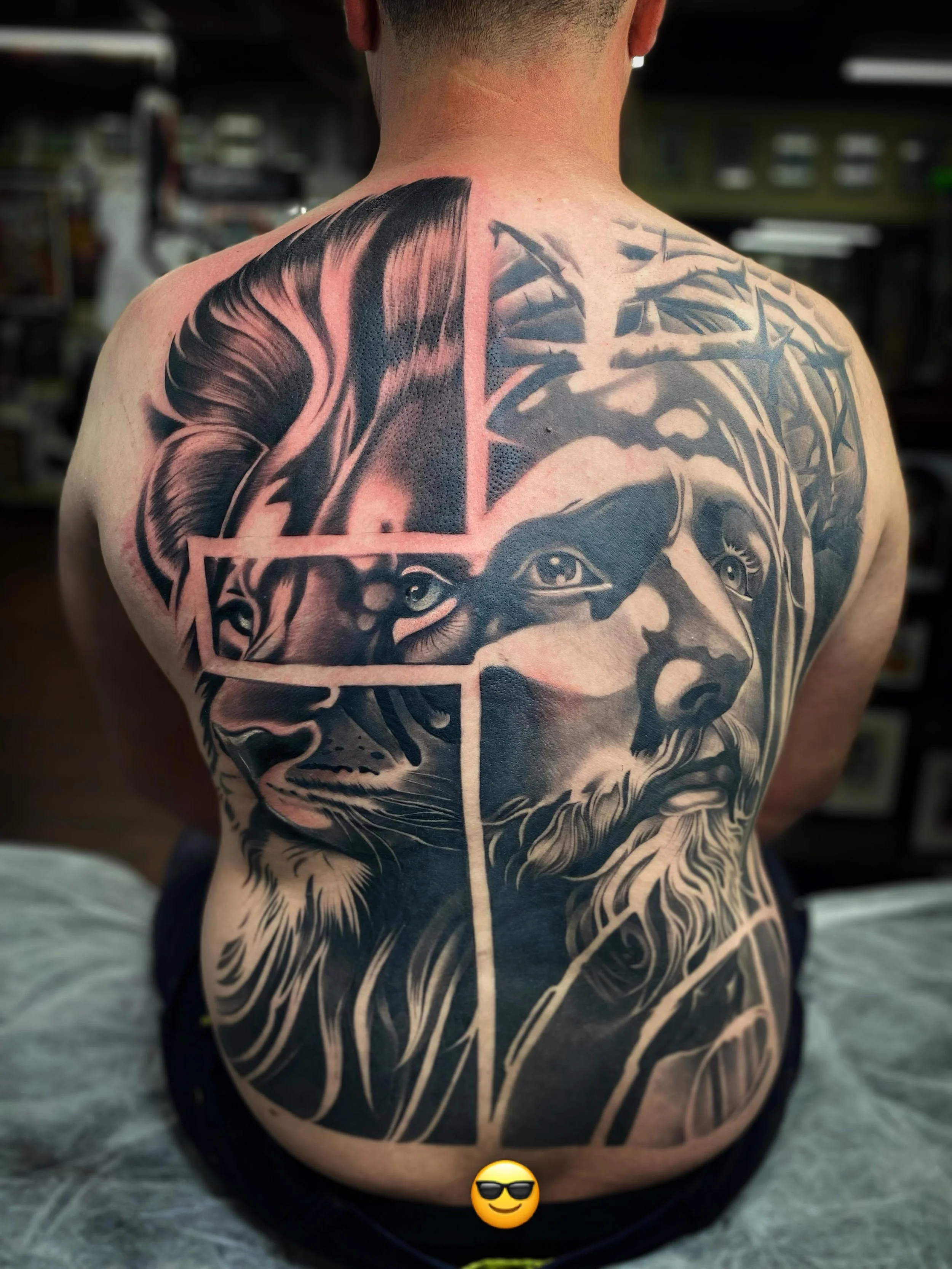#repost &bull; @kadek_skinart Finally we made it!
Thanks Brian for your commitment and your effort every session you going through till the end of the journey I&rsquo;m really appreciated 😎🙏🏽🔥

#tattoo #tattoos #realismtattoo #blackandgreytattoo