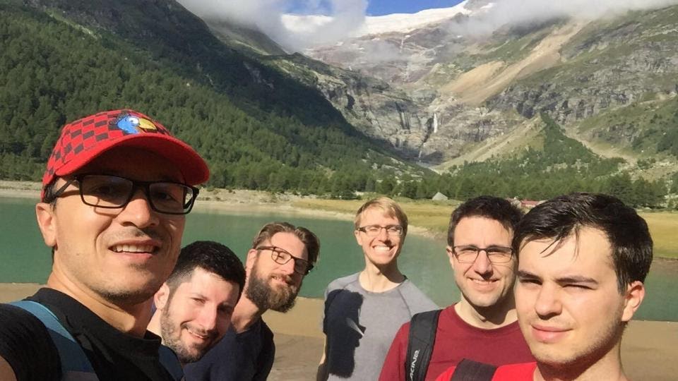 Zurich team takes in the view!