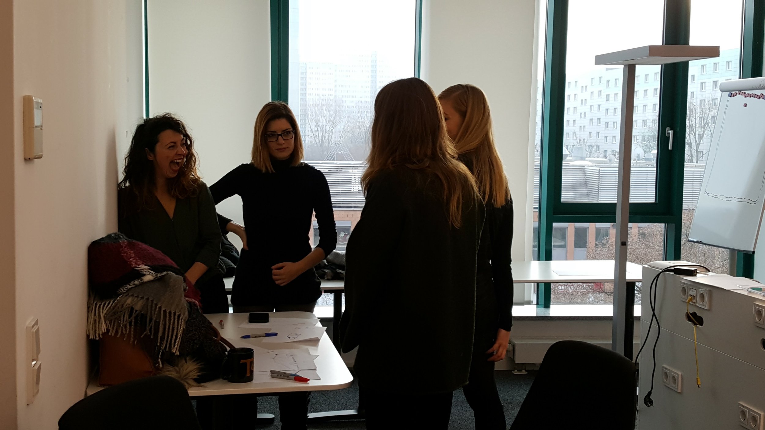 Learning how to adapt to change in the "Understanding Change" workshop.