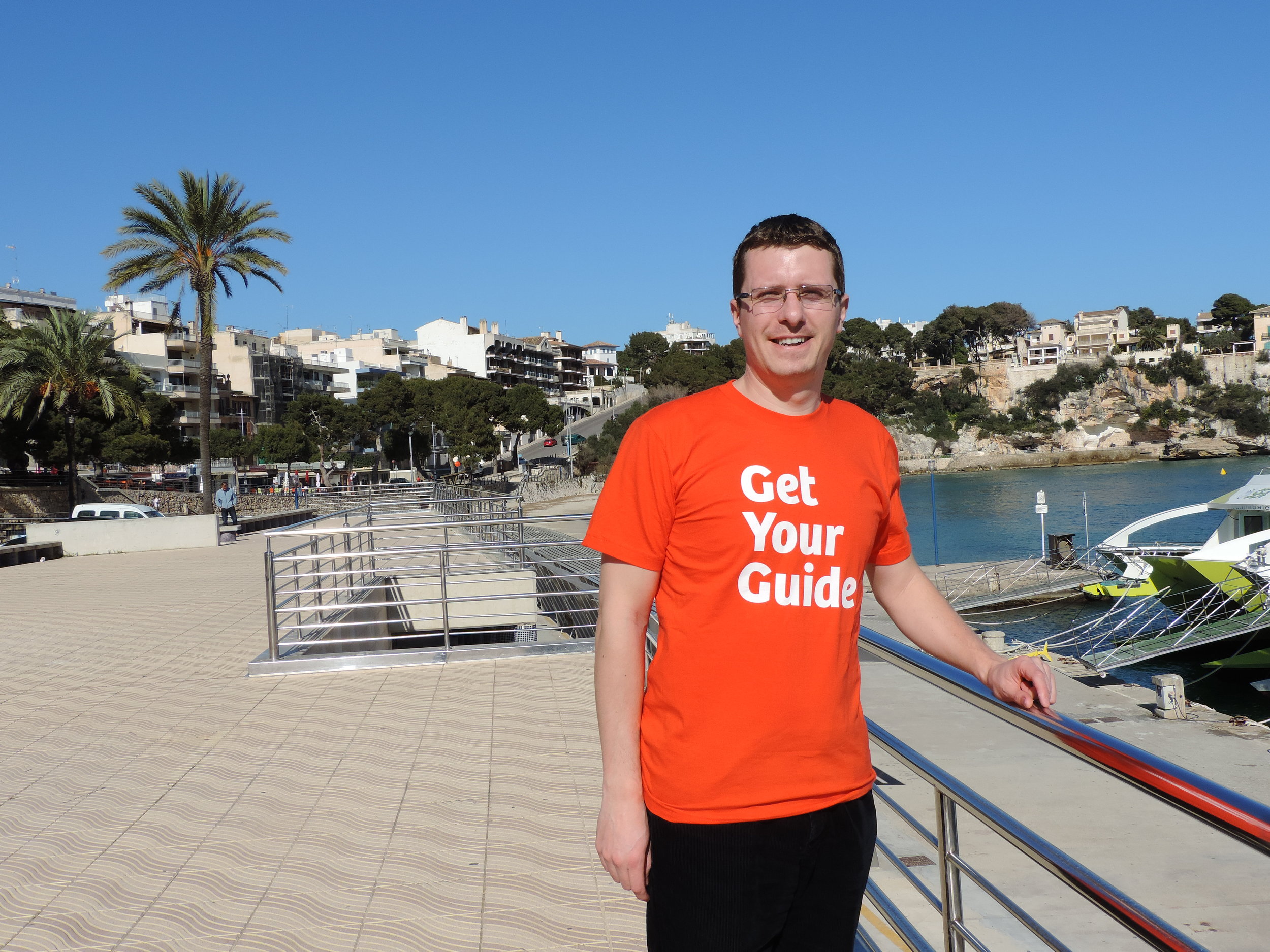 Marius Mazgalici enjoying the sun in Mallorca!
