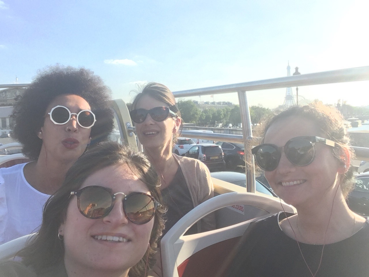 The Paris Sales team on a tour of the city