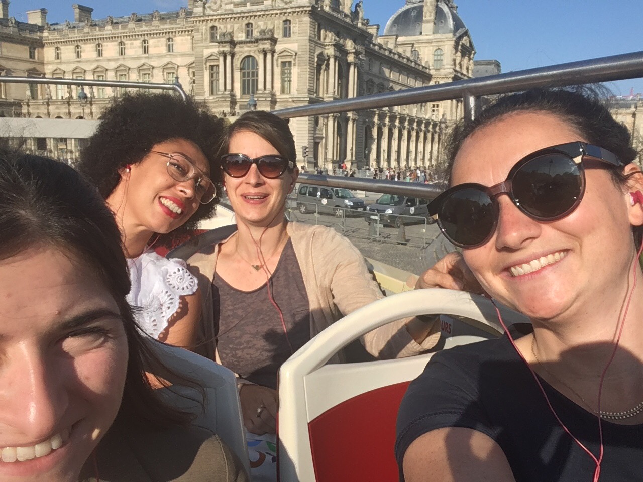 The team product testing in Paris