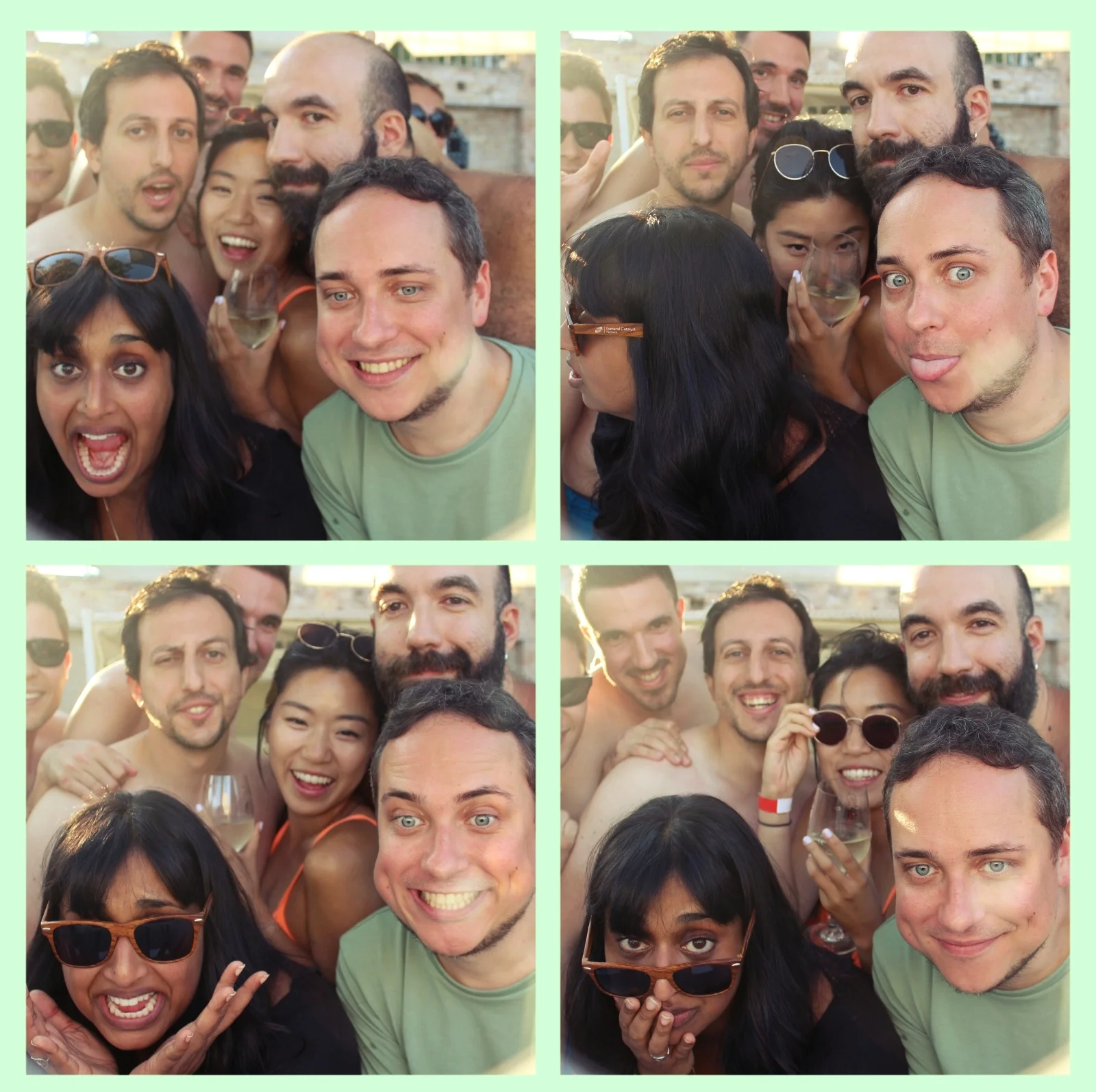 Jackie and the Native Apps Team at our Summer Splash Party 2018