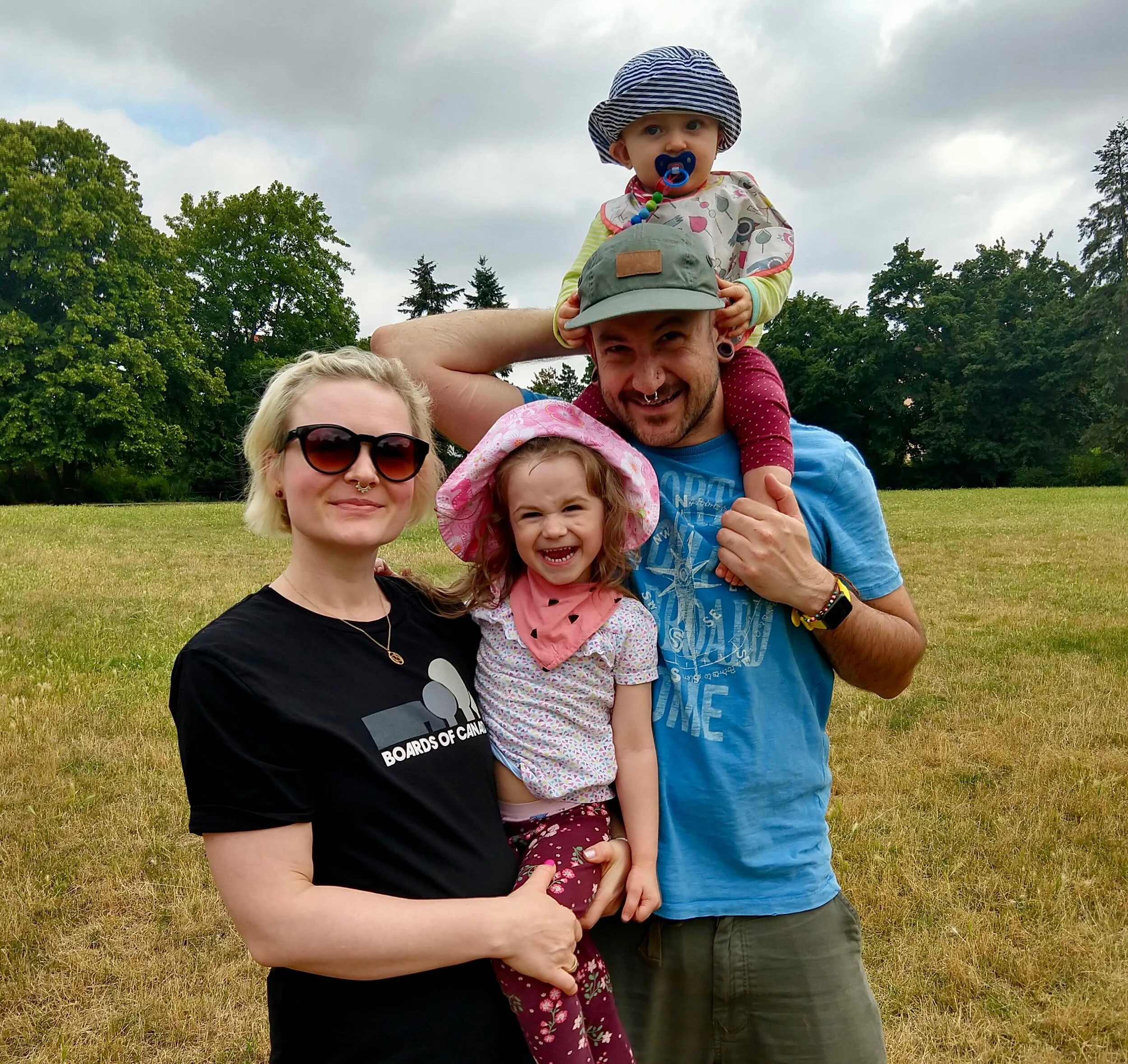 Malachi and his family on a summer outing
