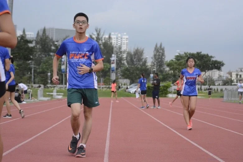 Malcolm and Zhu Yu during training.
