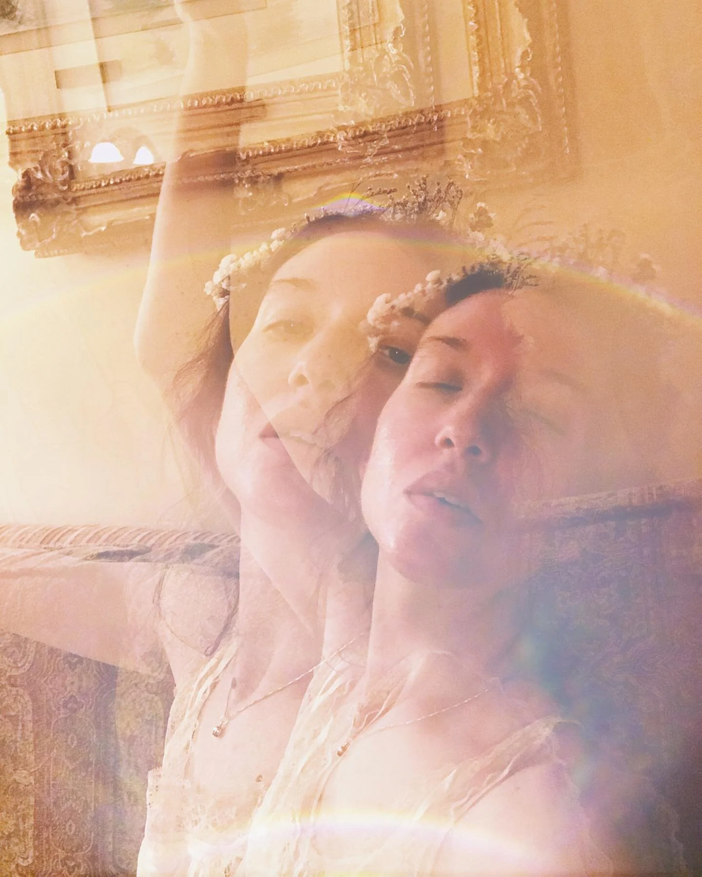 An image is a thought-pattern: a ghost, a distinction. I am here and I am also here in the water, eating stars, and I am also pinned to this piece of vanity like a trapped moth, a trapped mouth, ever trying to worship or devour the moon.  Time is mad