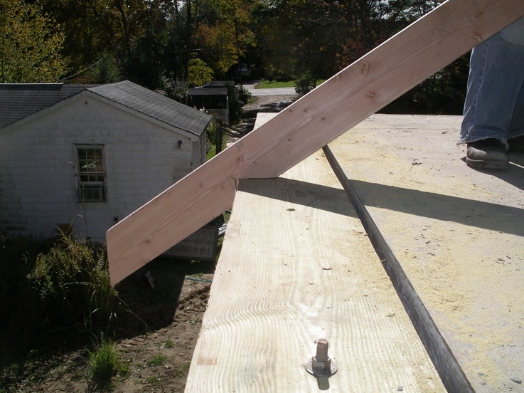 Roof construction begins