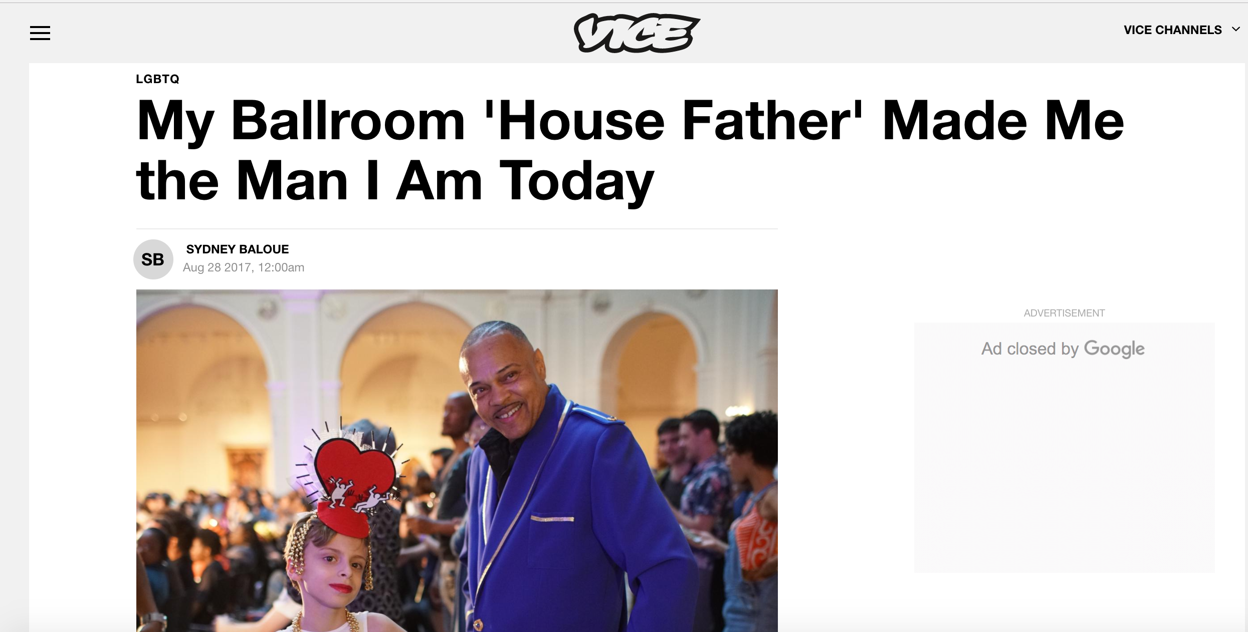 Fatherhood, Ballroom & Me (NYC 2017)