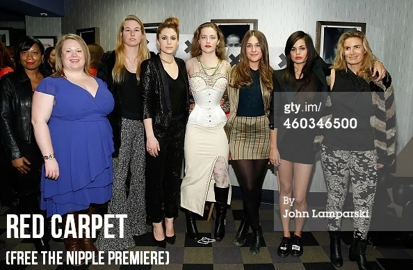 Red Carpet for "Free the Nipple"