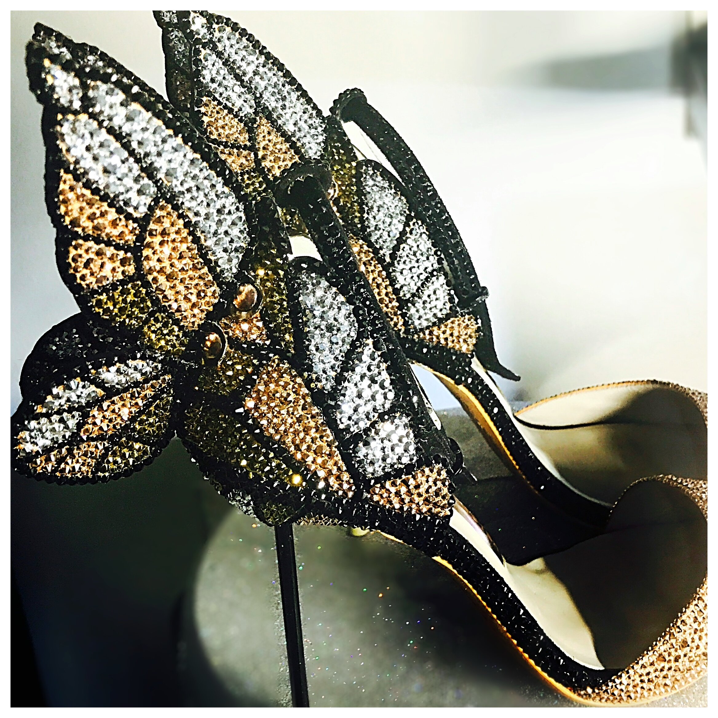Sophia Webster crystal butterfly sandals