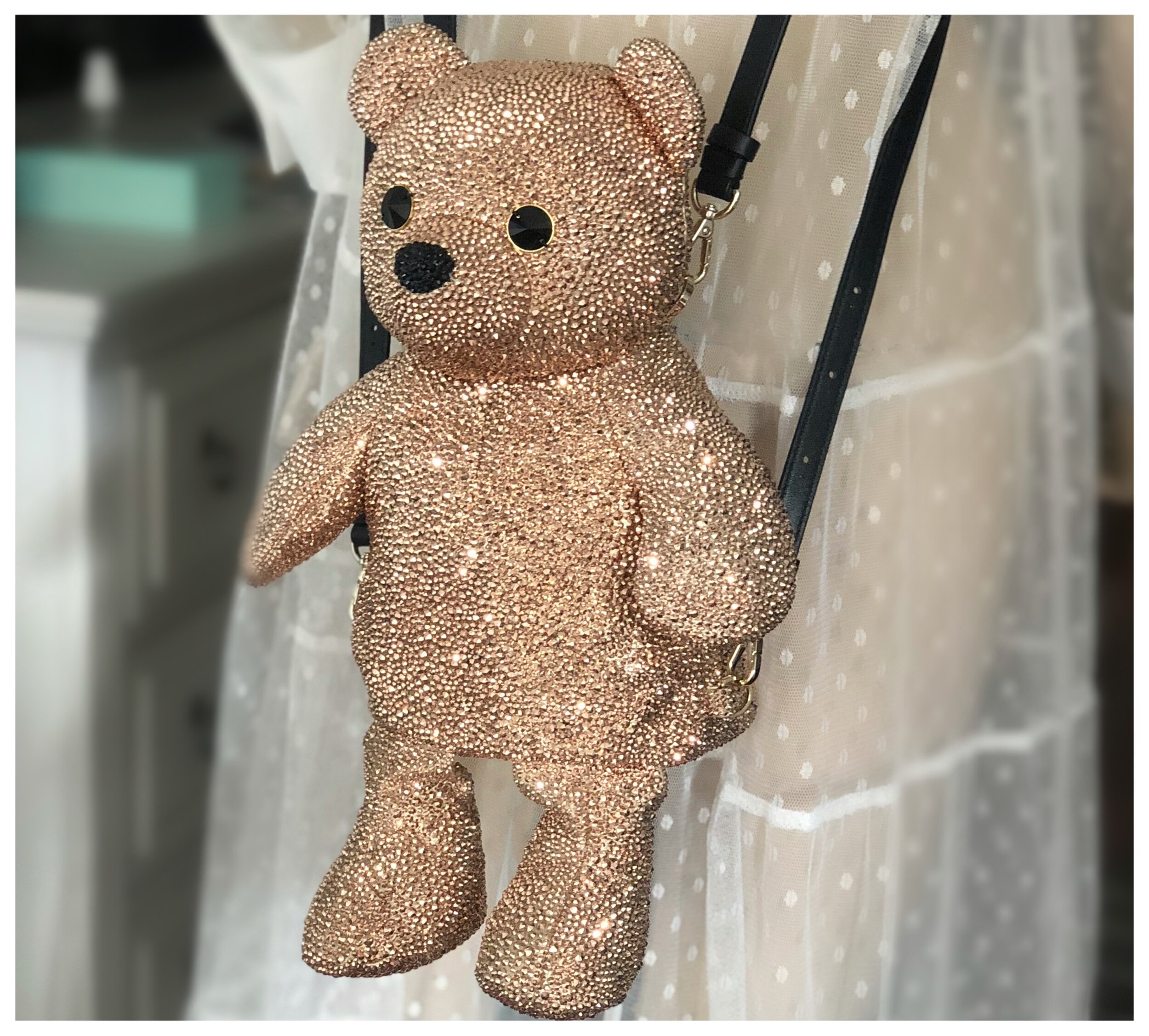 MCM Teddy Bear Crystal backpack