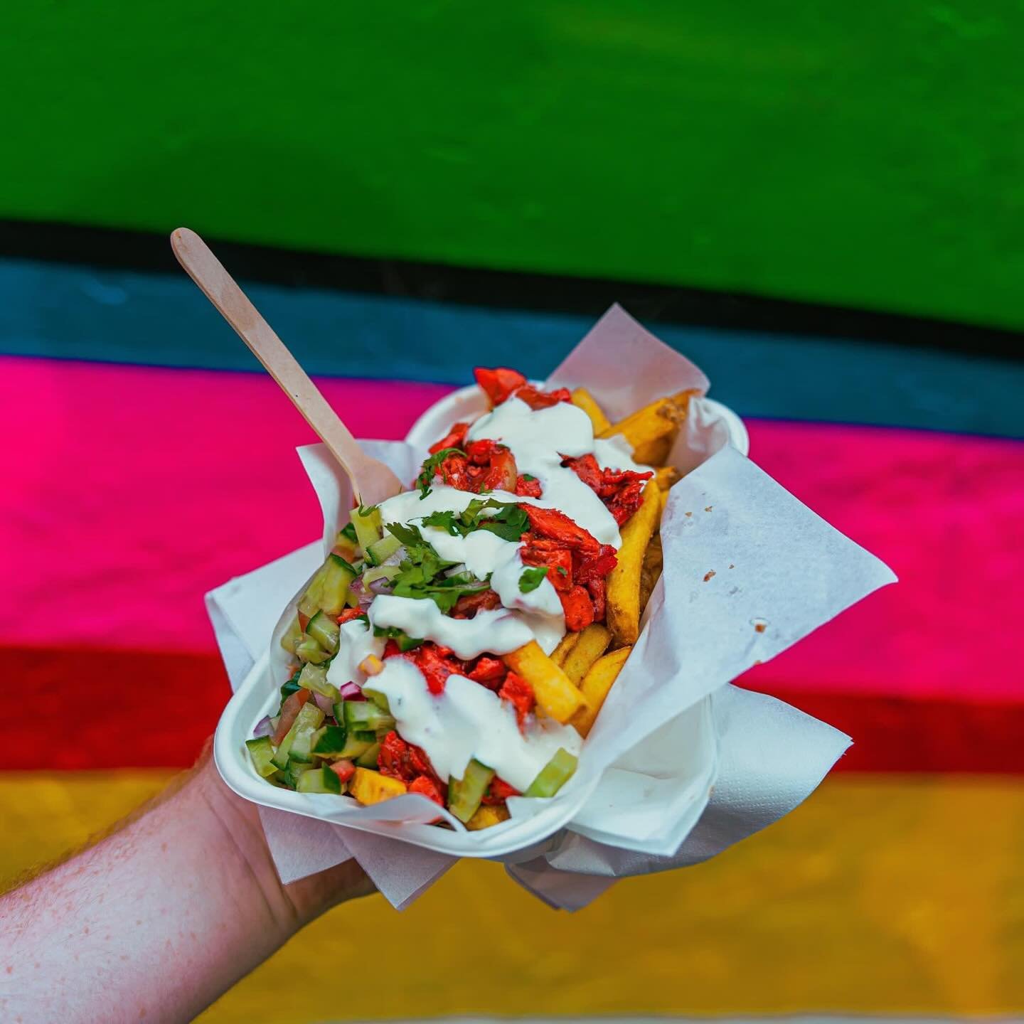 Couldn&rsquo;t decide which angle was the best so we just decided to post them all 💅

We&rsquo;re delighted to have @urbanspicebox  with us this month bringing their authentic Punjabi flavours with naanwiches, rice boxes, and curry loaded fries 😍

