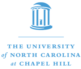 The logo of the University of North Carolina at Chapel Hill, featuring the Old Well.