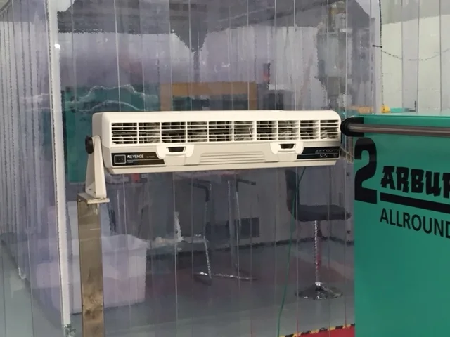 Anti Static Device Added To Clean Rooms To Remove Any Static In Moulding Area