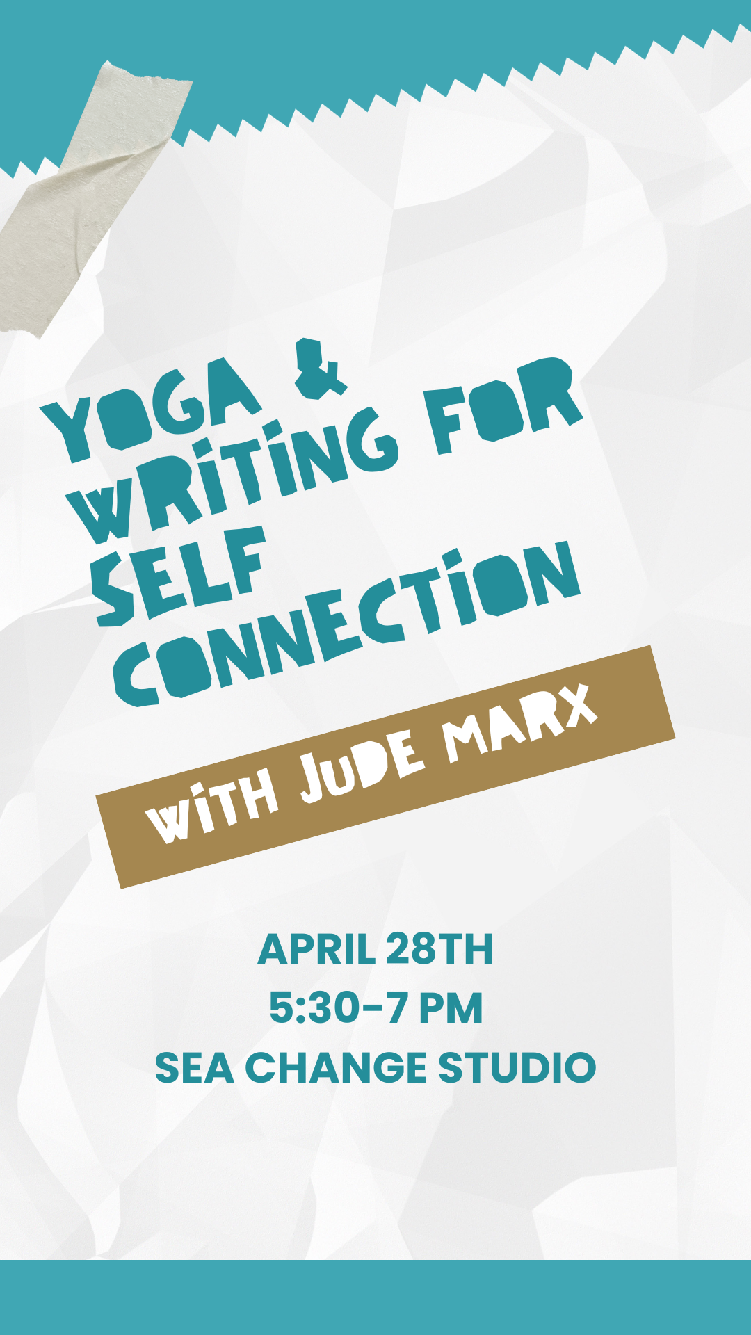 Community Event: Yoga &amp; Writing for Self Connection