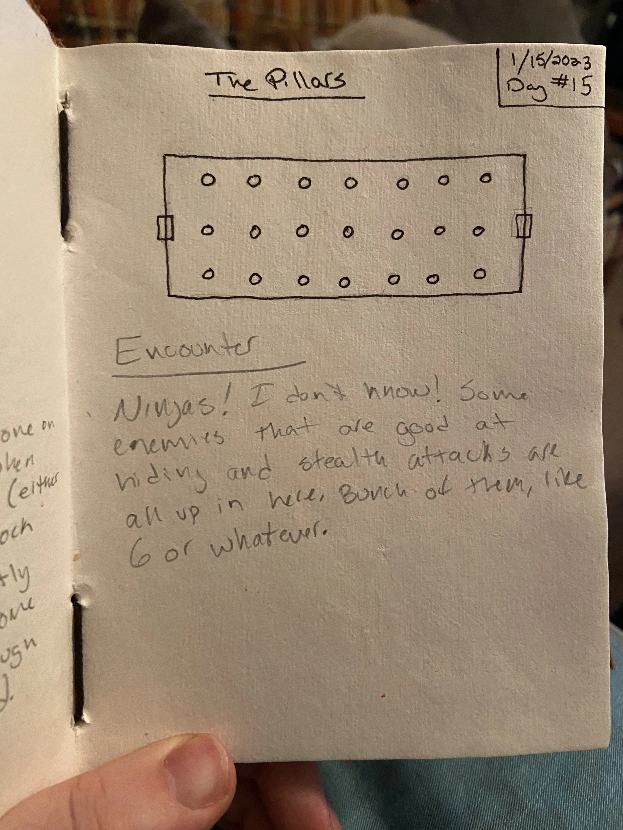 Day 15: The Pillars