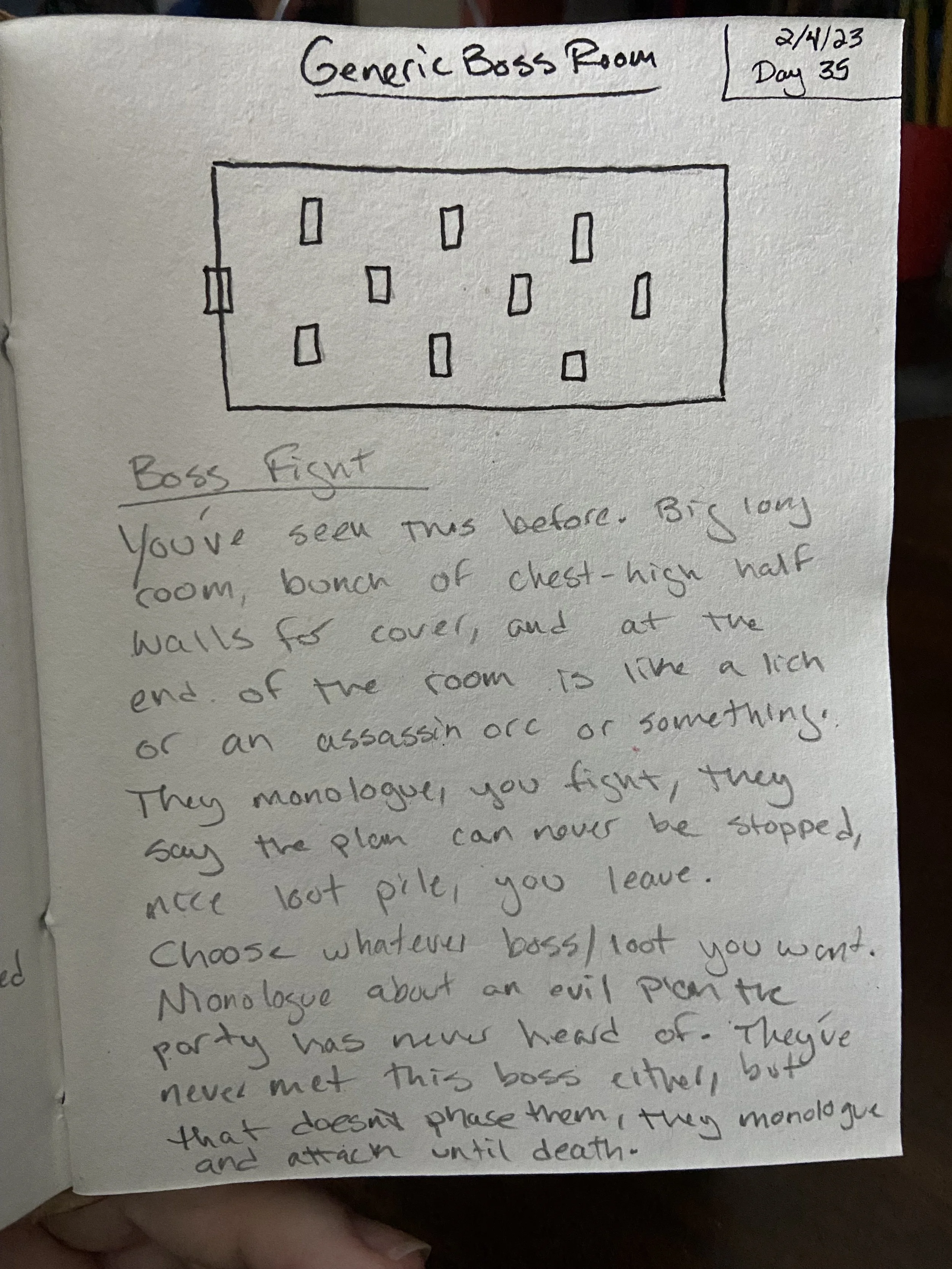 Day 34: Generic Boss Room