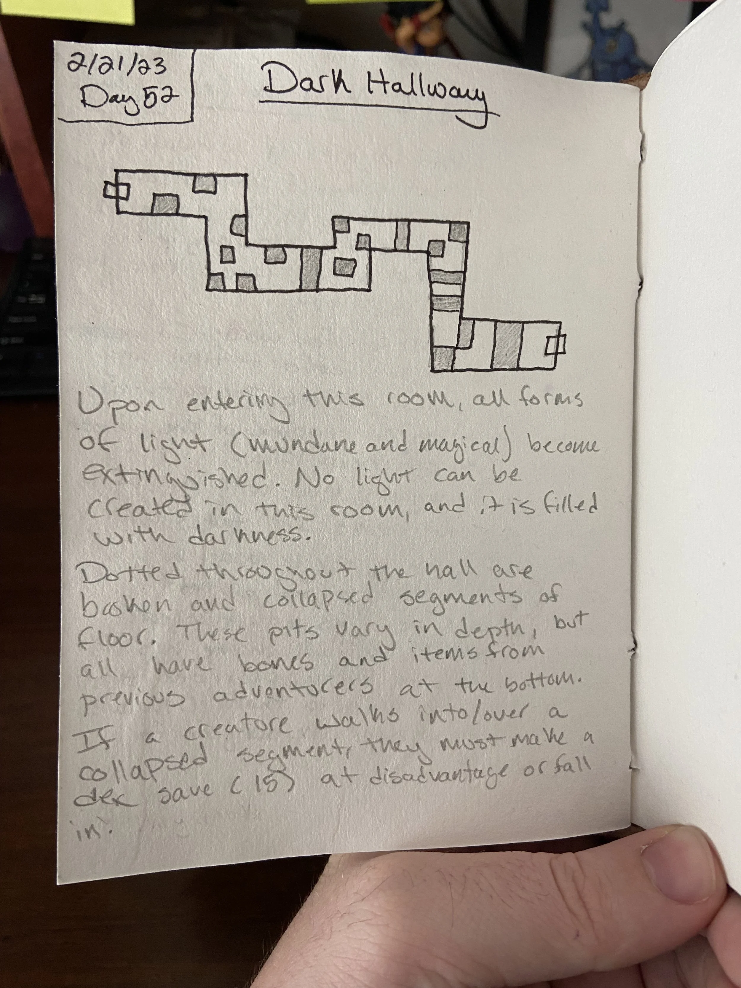 Day 52: Darkened Hallway