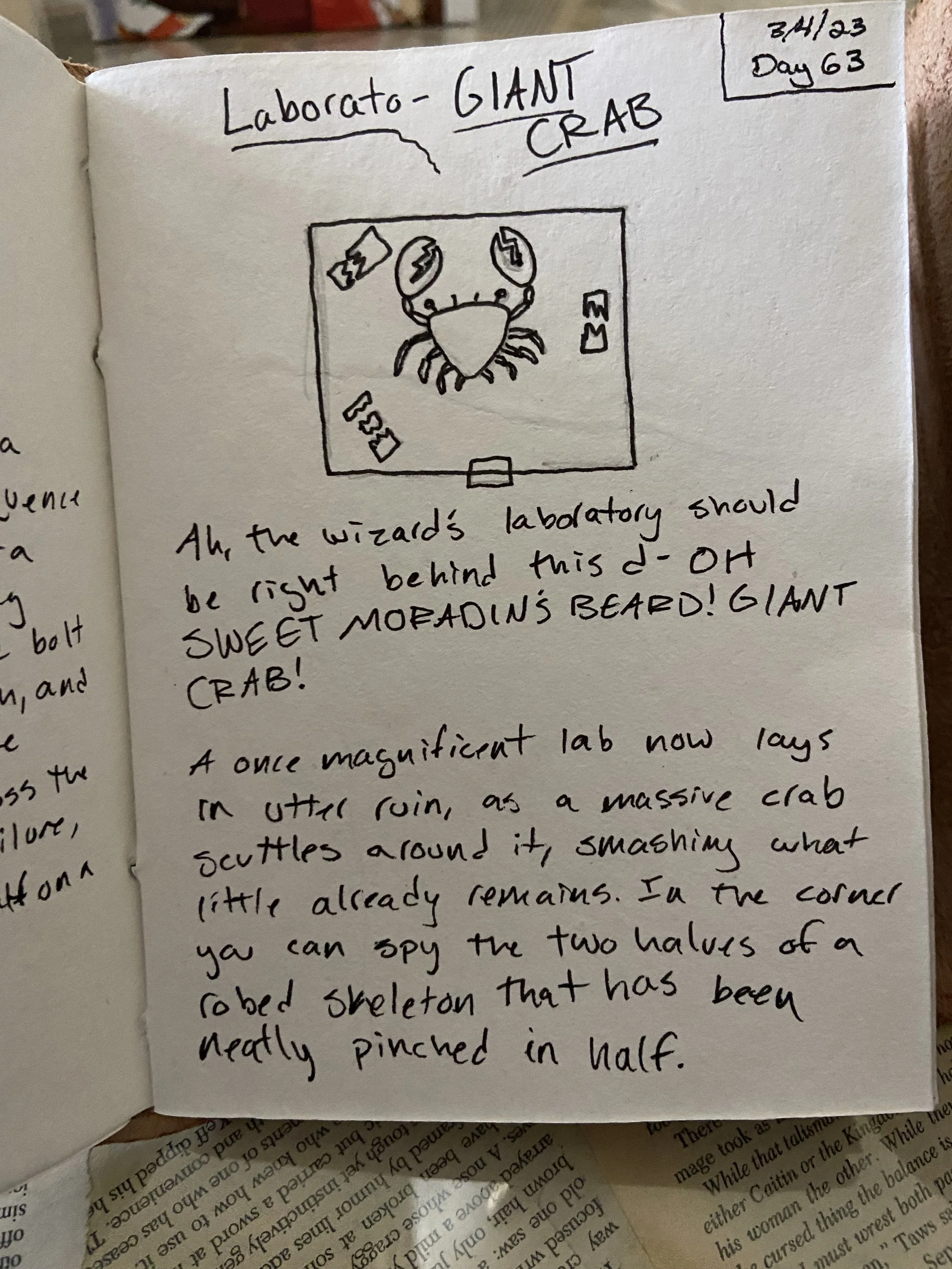 Day 63: Labo- GIANT CRAB