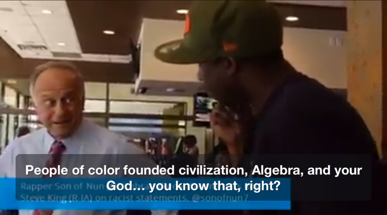 City Paper: Baltimore rapper Son of Nun confronts Rep. Steve King over 'subgroup' comments