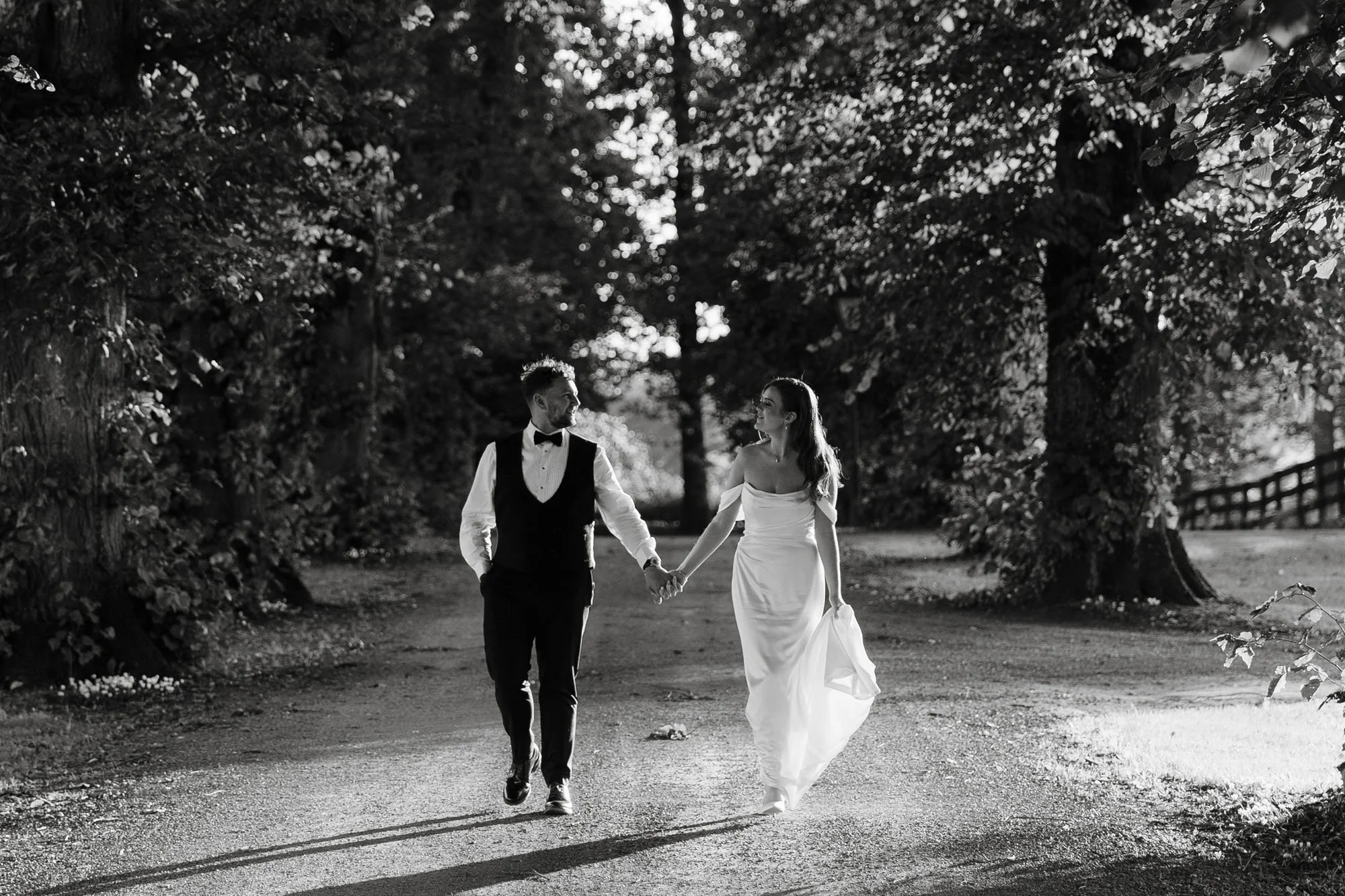 Some black and white magic from Aoife and Olly's wedding in the sunshine at @tankardstownhouse 

#tankardstownhouse #blacktiewedding #luxuryirishwedding #exclusiveweddingvenue 

Perfectly shot by Chris and Dee.