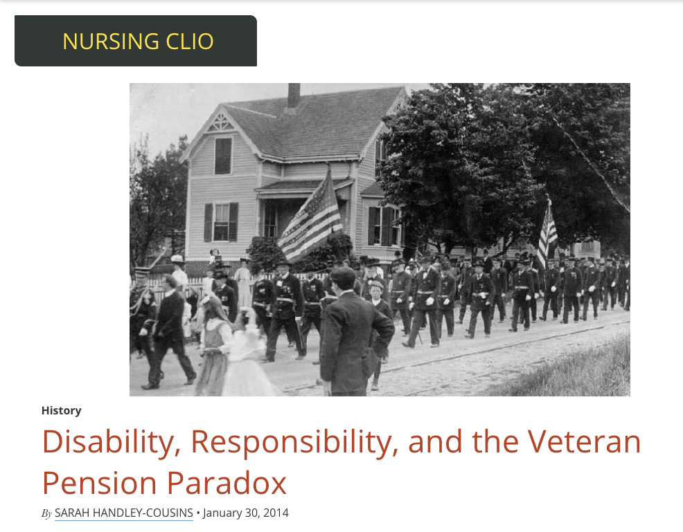 Disability, Responsibility, and the Veteran Pension Paradox