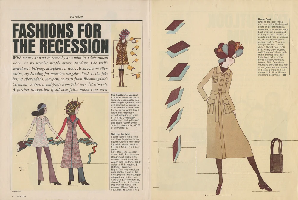 <i>Fashions for the Recession</i>, 1970