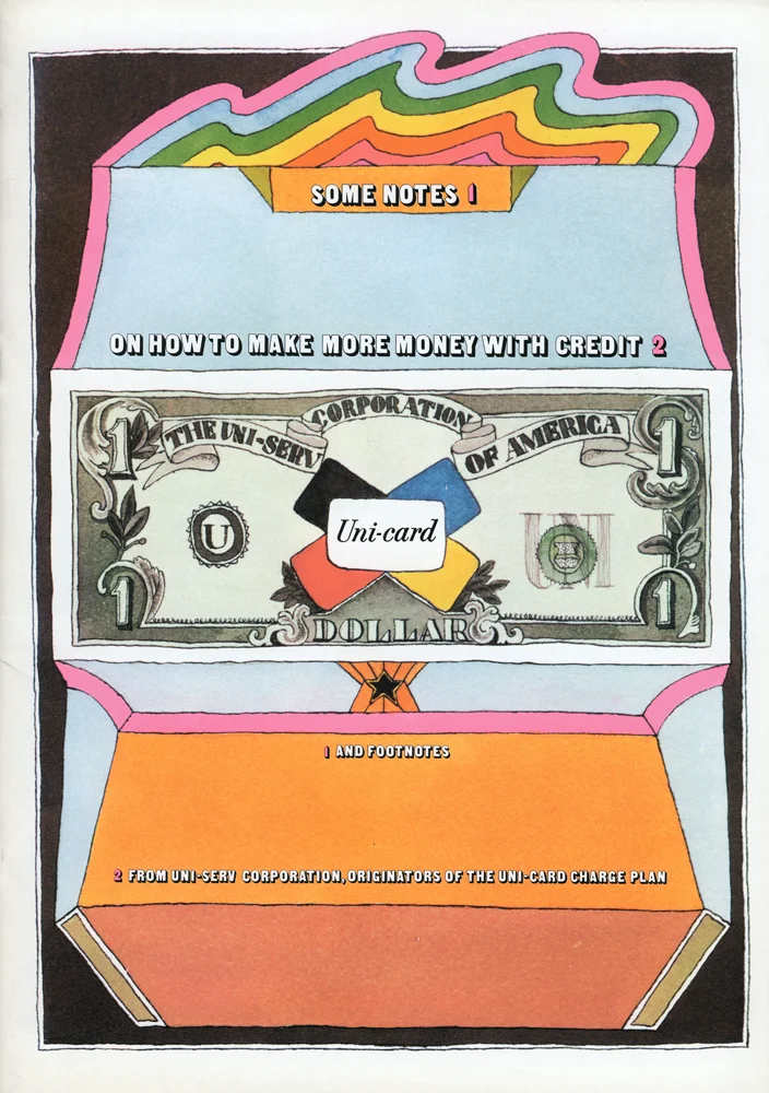 <I>Booklet for Uni-Card</I>, 1968