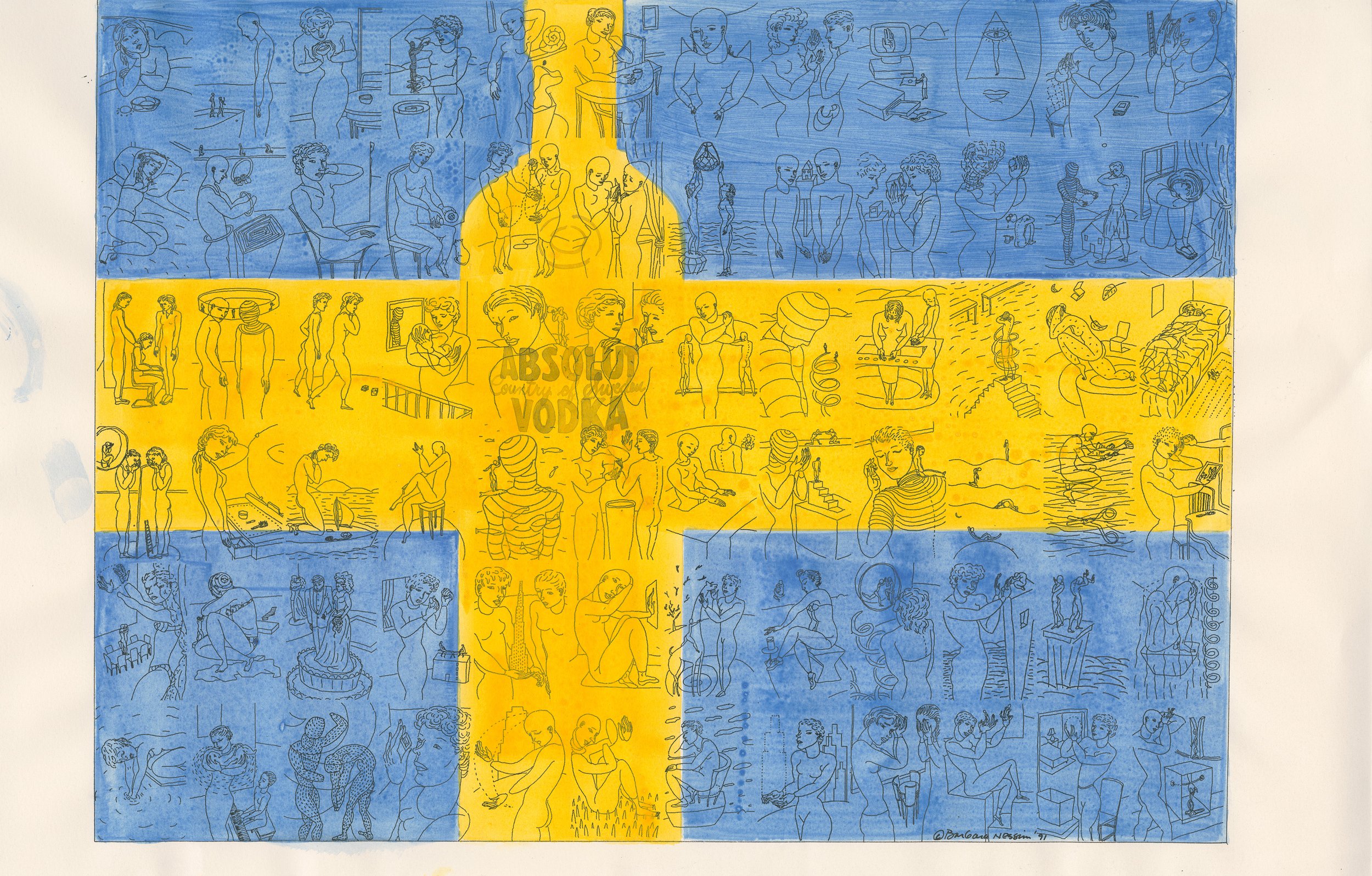 <I>Swedish Flag</i>, 1991