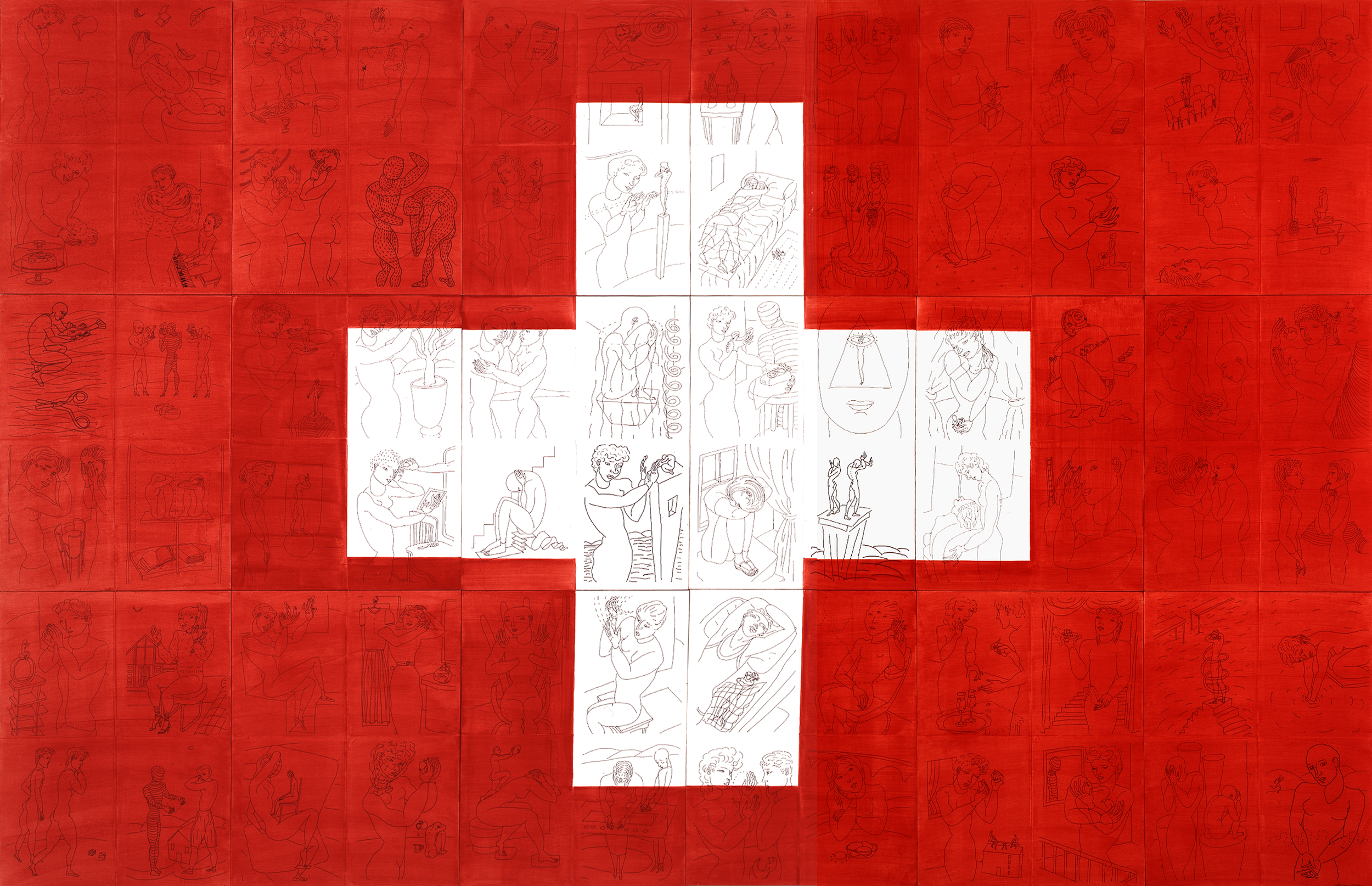 <I>Swiss Flag</i>, 1991