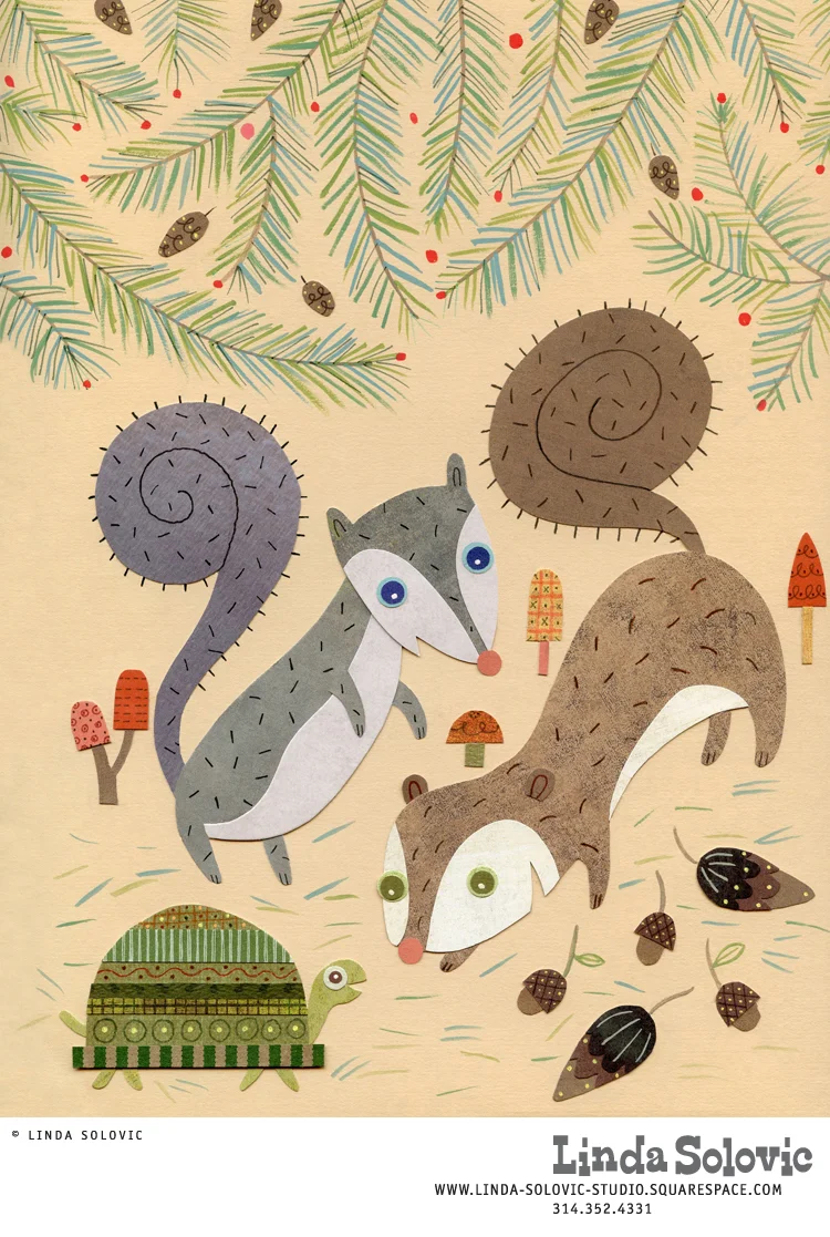 LSolovic Squirrels and Pinecones Web LG NEW 72dpi.jpg