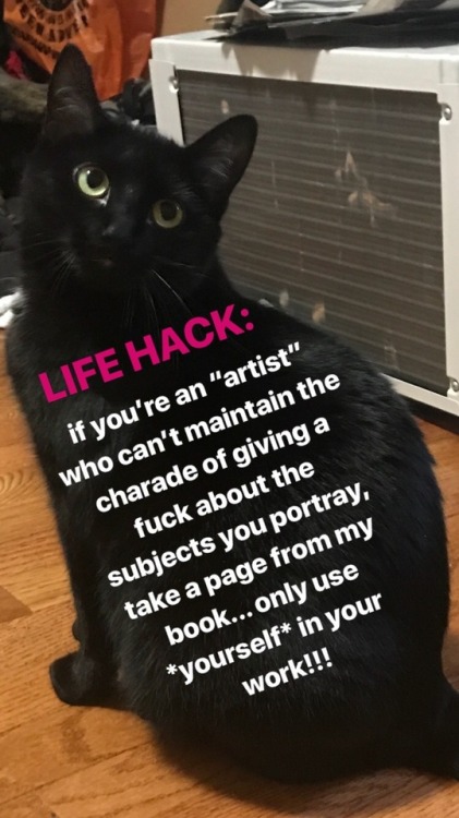 My cat, Pippi, delivering some wisdom.