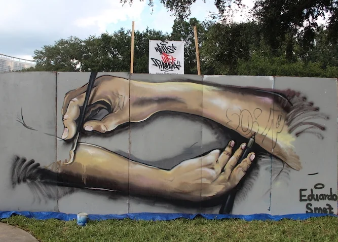 Artlando festival live painting.