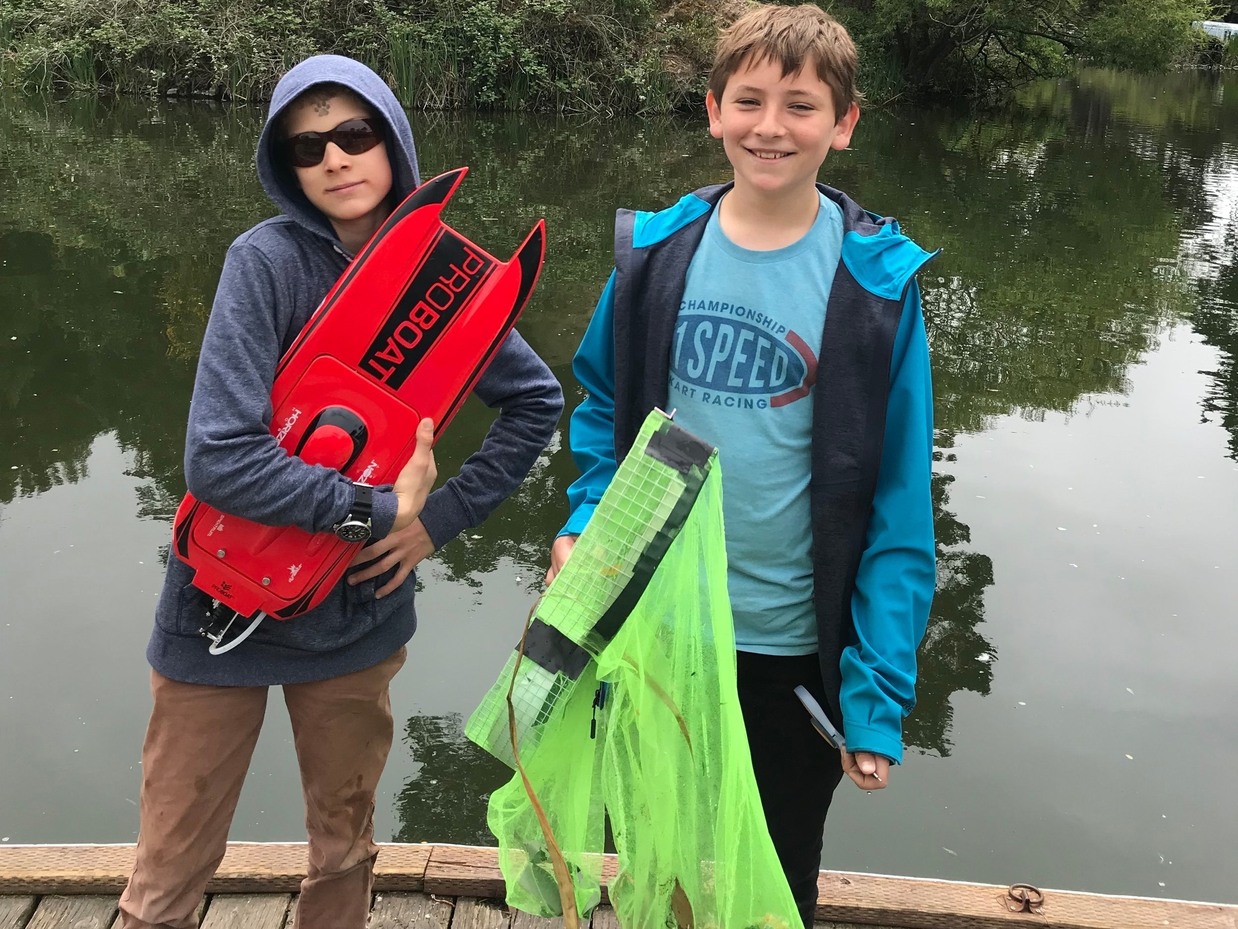  Prototype microplastic-collecting boat 