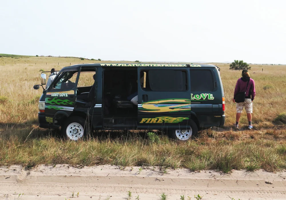 Pit stop during a southern African searching patrol