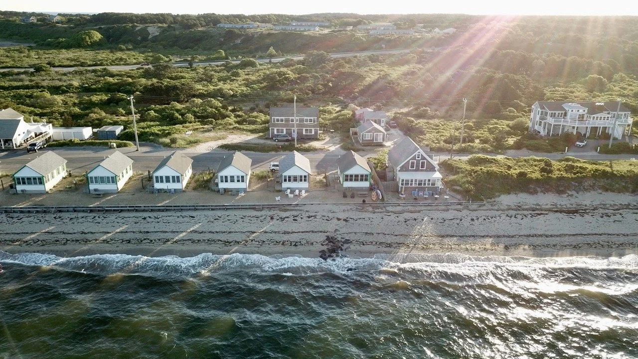 Beachfront View of Days' Cottages