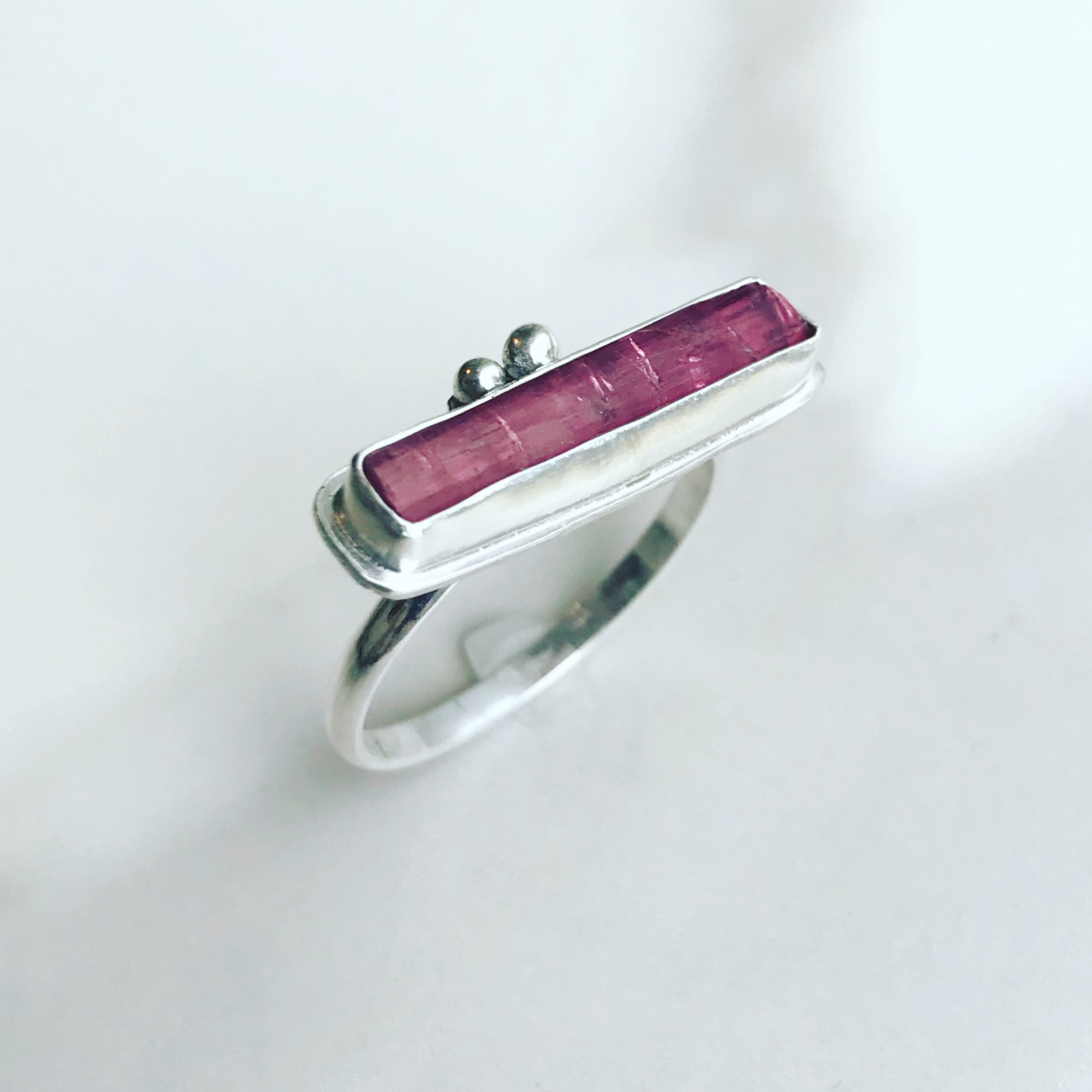 Pink Tourmaline Ring