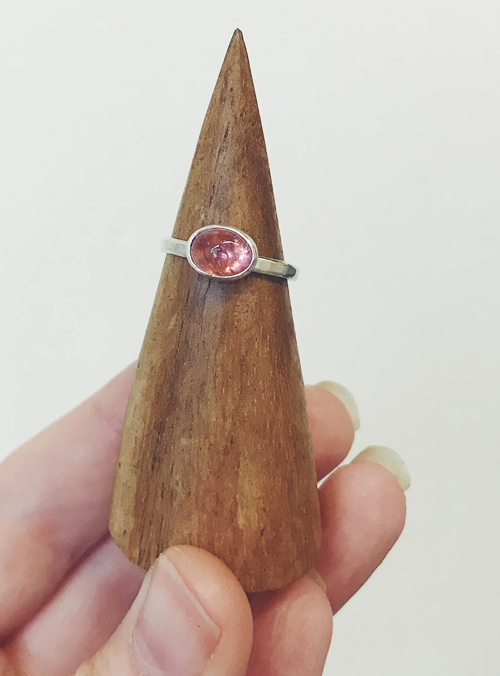 Pink Tourmaline Ring