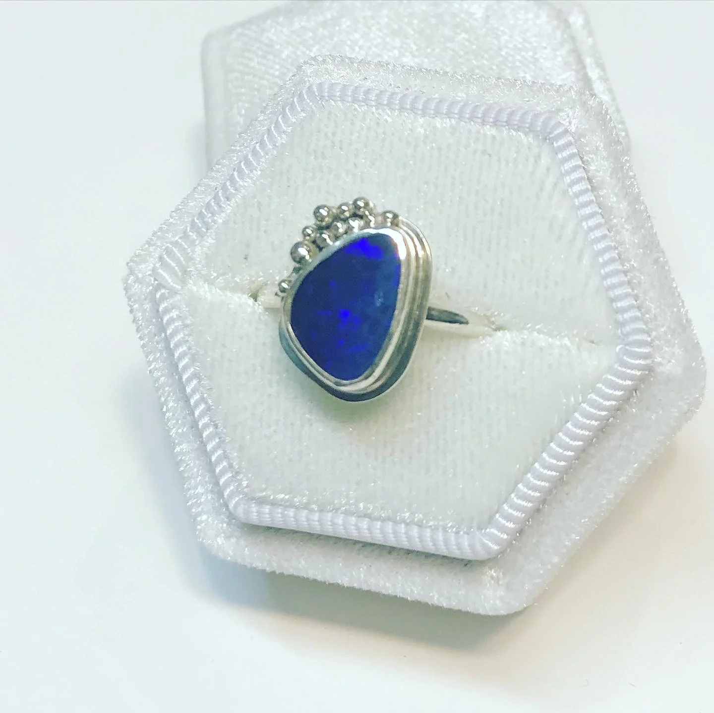 Deep Abyss Opal Ring, Size 8.75