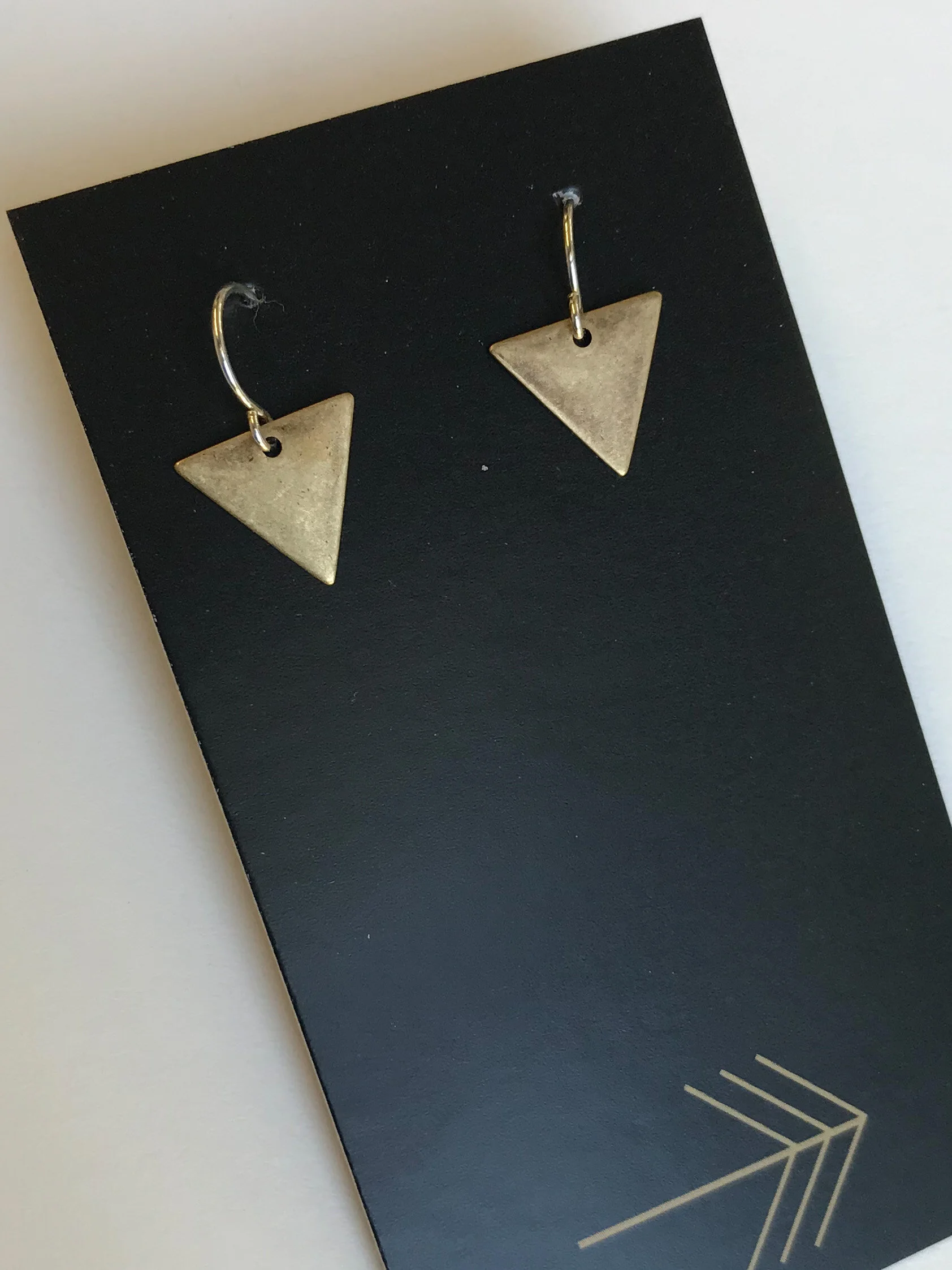 Simple Triangle Earrings