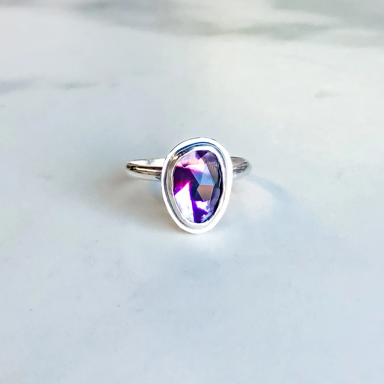 NDC  Amethyst Phantom Ring, size 8.25