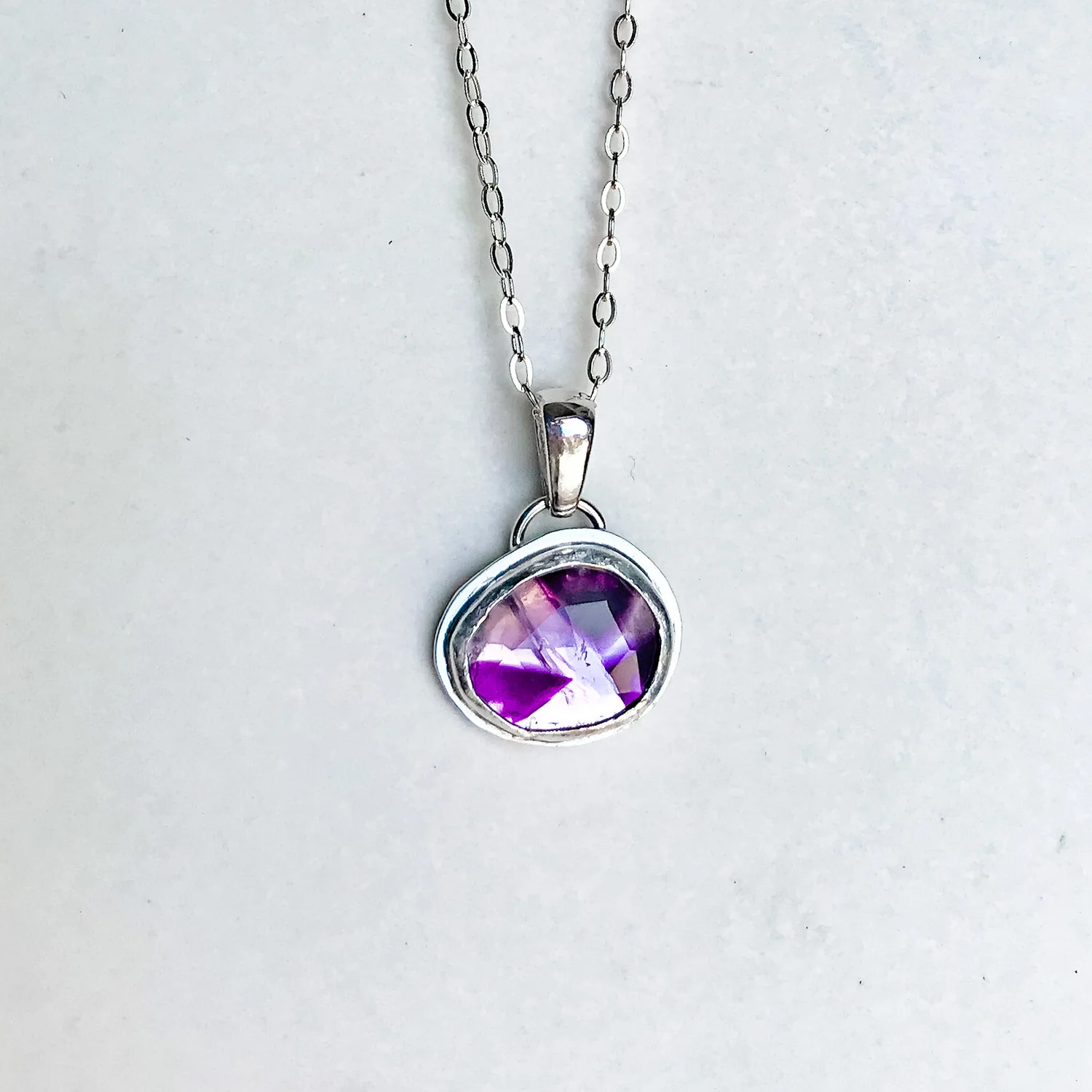 NDC Amethyst Phantom Necklace — CARO DESIGNS